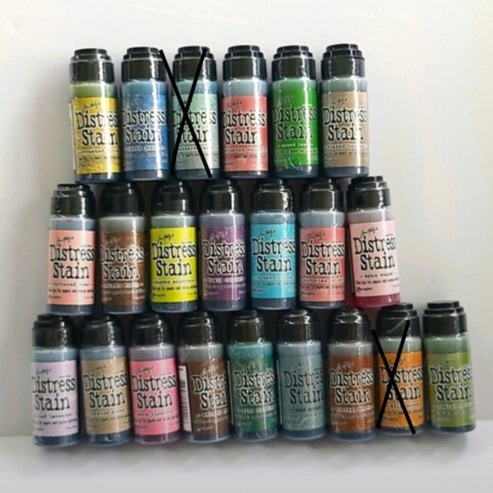 🎀SOLD🎀Tim Holtz Distress Stain Lot